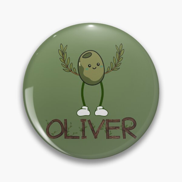 Item preview, Olive Botanical Tree green Name Oliver Kawaii Cartoon Food Olive Branch  designed and sold by Art IN Pack.
