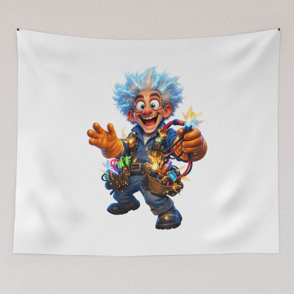 Item preview, Funny Electrician designed and sold by AlexLineArt.