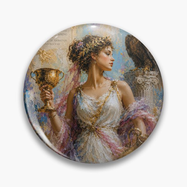 Item preview, Hebe, Greek goddess of youth painting. designed and sold by GalleryKauffeld.