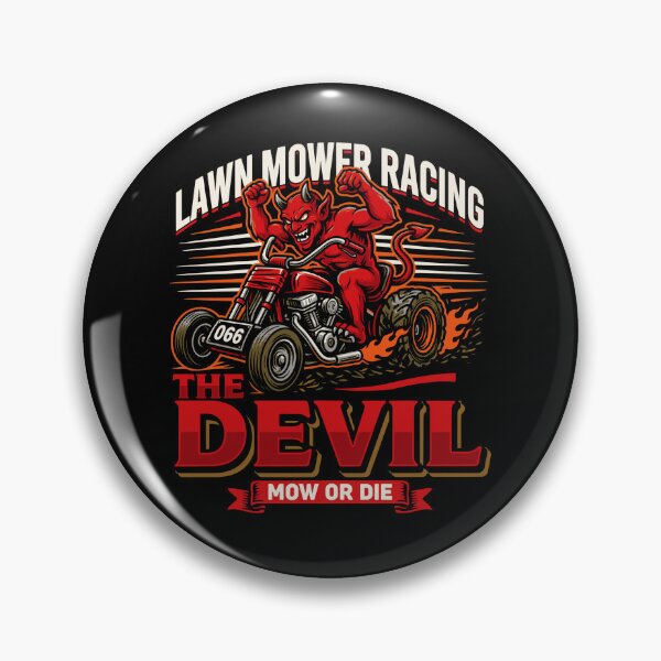 Item preview, Lawn Mower Racing The Devil - Lawn Mower Race Enthusiast designed and sold by Welldoh.