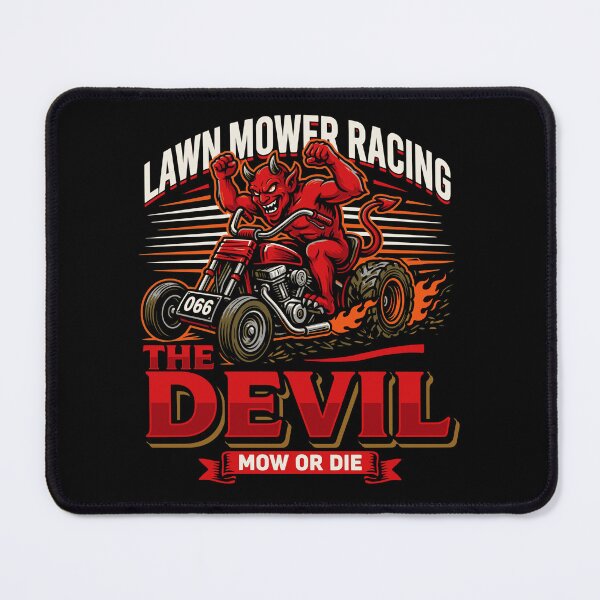 Item preview, Lawn Mower Racing The Devil - Lawn Mower Race Enthusiast designed and sold by Welldoh.