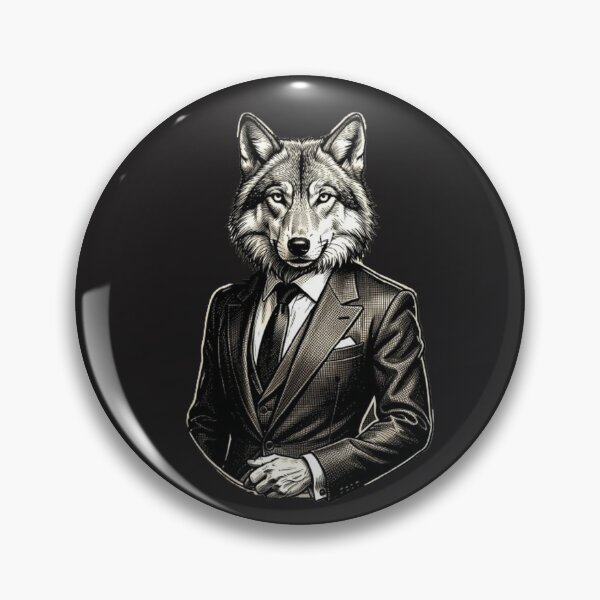 Artikelvorschau, Wolfsgesicht und männlicher menschlicher Körper entworfen und verkauft von The best online style shop.