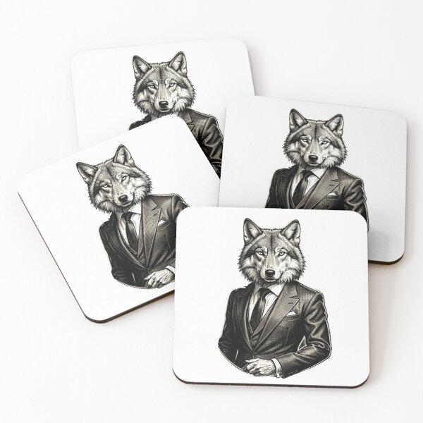 Item preview, Wolf face and male human body designed and sold by The best online style shop.
