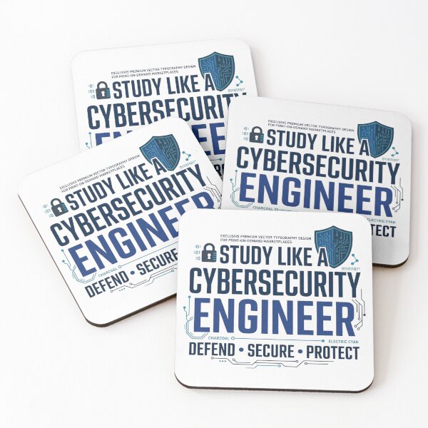 Item preview, Study Like a Cybersecurity Engineer | Cyber Security Student Shirt designed and sold by Amr Darwish Graphic designer.