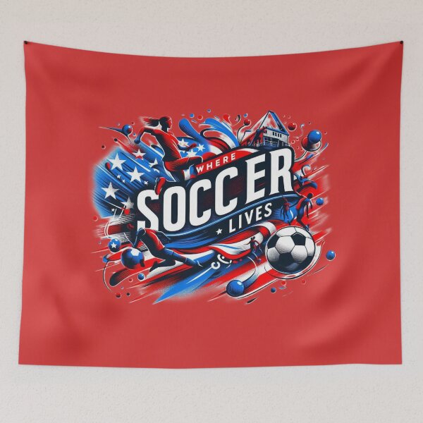 Item preview, Where Soccer Lives - USA designed and sold by Endeva4eva.