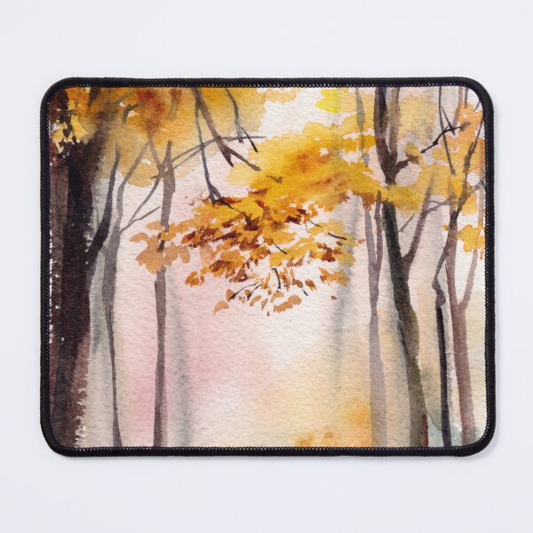 Item preview, Autumn Landscape Watercolor Painting designed and sold by CanotStop.