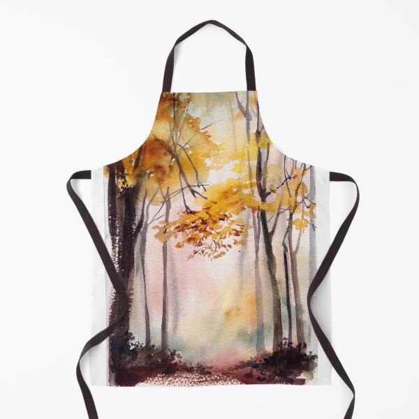 Item preview, Autumn Landscape Watercolor Painting designed and sold by CanotStop.