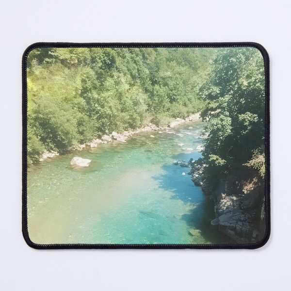 Item preview, Tara River Canyon Montenegro Photo Print | Emerald Water River Landscape Poster | Balkan Nature Photography Canvas designed and sold by SergioMiklos.
