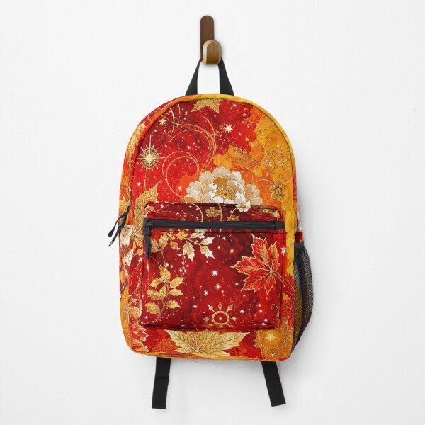 Item preview, Ruby Amber Floral Pattern | Autumn Botanical Design designed and sold by WitchyBotanicaArt.