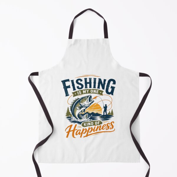 Item preview, Fishing Is My One Kind Of Happiness Angler Fisherman Hobby designed and sold by SkeletonsDanger.