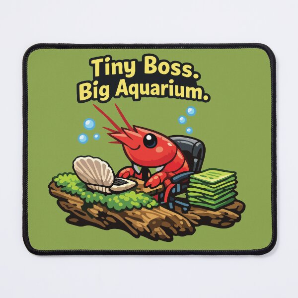 Item preview, Tiny Boss Big Aquarium Shrimp designed and sold by SimplePoDesign.
