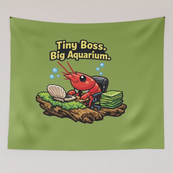 Item preview, Tiny Boss Big Aquarium Shrimp designed and sold by SimplePoDesign.