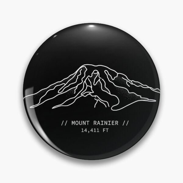 Item preview, Mount Rainier Washington Minimalist Line Art Drawing designed and sold by PeakLineStudio.