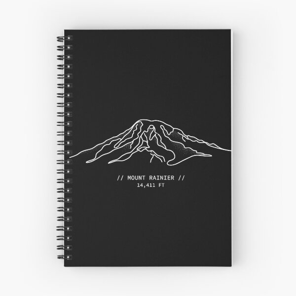 Item preview, Mount Rainier Washington Minimalist Line Art Drawing designed and sold by PeakLineStudio.