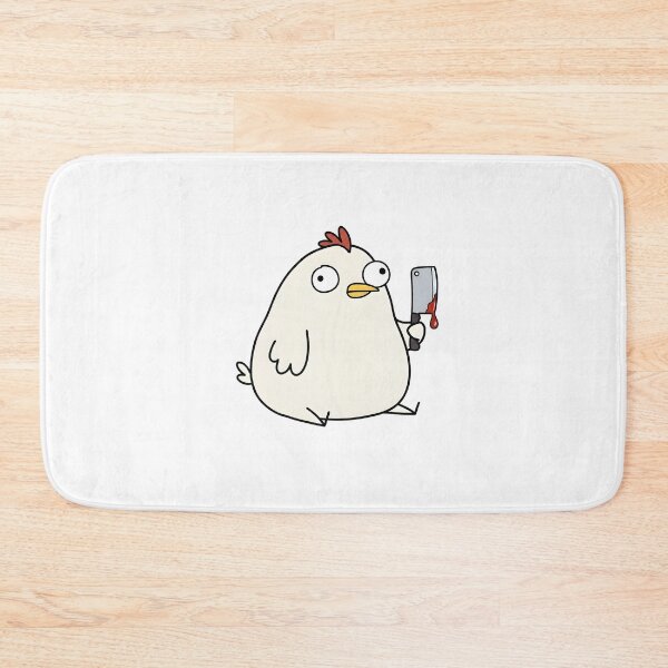 Item preview, Cute But Psycho Chicken With A Knife - Unhinged Meme Animal designed and sold by Jakub  Seweryn.