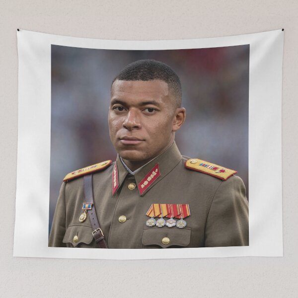 Item preview, Kylian Mbappe The Dictator Funny Football Parody Fan designed and sold by NuralsArt.