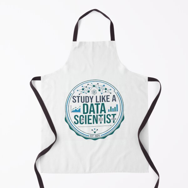 Aperçu de l'œuvre Étudier comme un data scientist | T-shirt STEM pour étudiant en science des données créée et vendue par Amr Darwish Graphic designer.
