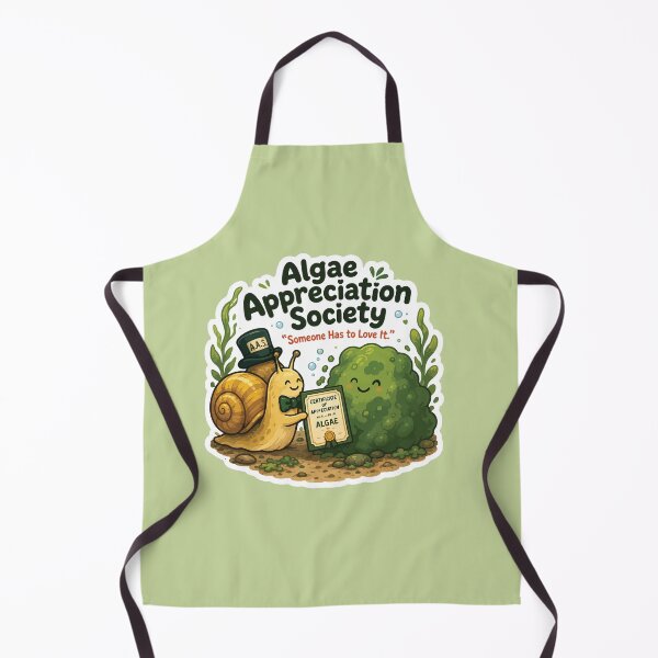 Item preview, Algae Appreciation Society Funny Aquarium Snail designed and sold by SimplePoDesign.