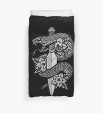 Serpent et Dague Housse de couette