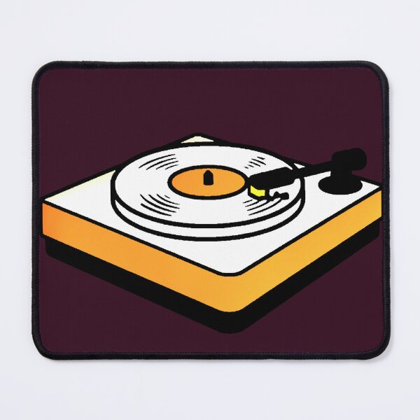 Item preview, Retro Vinyl Record Player | Minimalist Design 80s Music Aesthetic designed and sold by AstronautMerch.