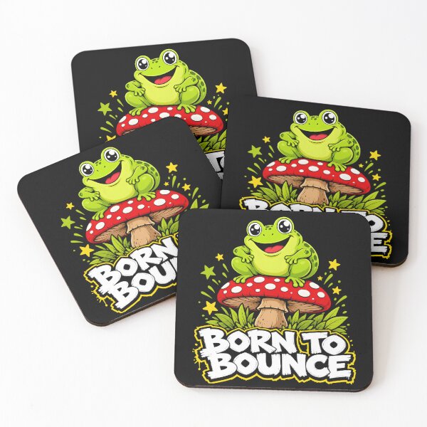 Item preview, Born To Bounce Happy Frog designed and sold by DestenyStore.