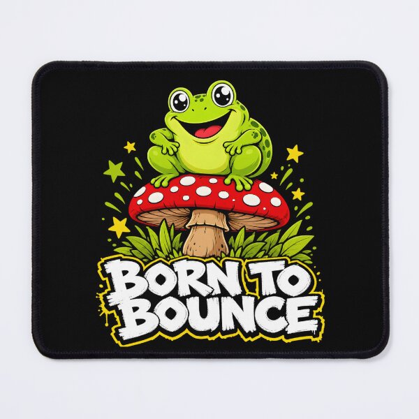 Item preview, Born To Bounce Happy Frog designed and sold by DestenyStore.