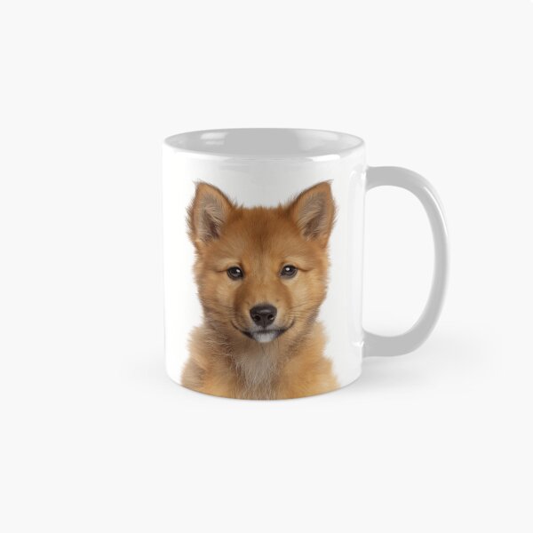 Item preview, Adorable Finnish Spitz pup for Cute Finnish Spitz puppy lovers designed and sold by LazyOwlStore.