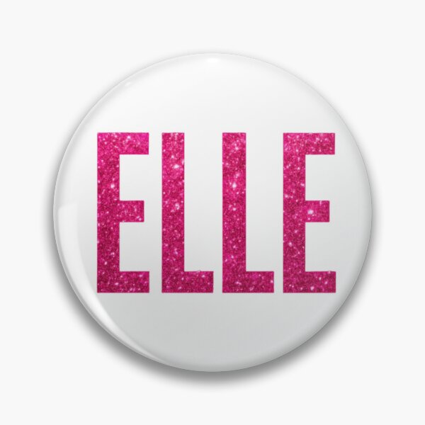 Item preview, Sparkly Pink Elle Sticker designed and sold by briarU.