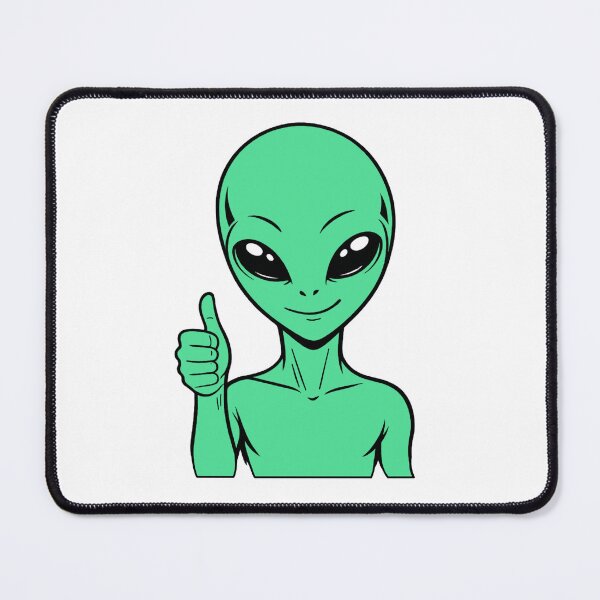 Item preview, ZORGO Alien Thumbs Up – Funny Space Alien Approval Sticker designed and sold by The-Visitors.