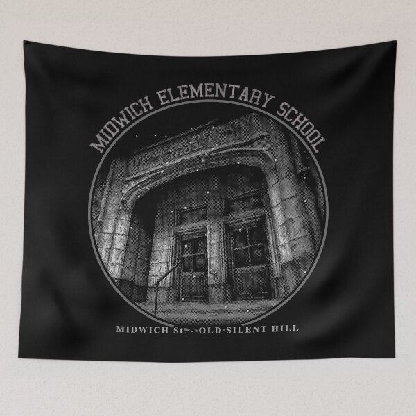 Item preview, Midwich Elementary School 1999 Silent Hill 1 designed and sold by Power Up Prints.