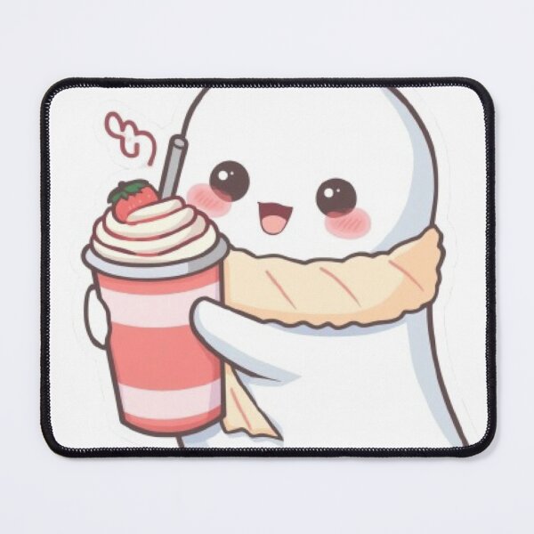 Item preview, Cute Pastel Ghost Coffee Kawaii Sticker | Cozy Autumn Ghost Mascot designed and sold by Stylestickers55.