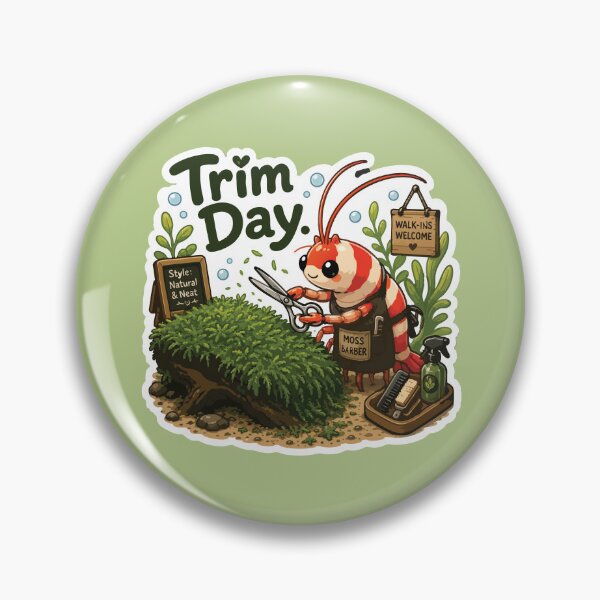 Item preview, Trim Day Funny Aquarium Moss designed and sold by SimplePoDesign.