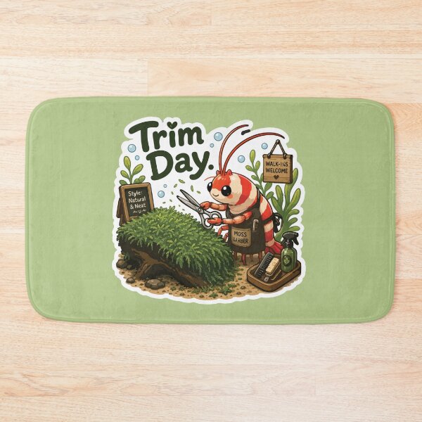 Item preview, Trim Day Funny Aquarium Moss designed and sold by SimplePoDesign.