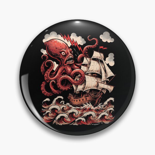 Item preview, Kraken vs Ship designed and sold by SignumShop.