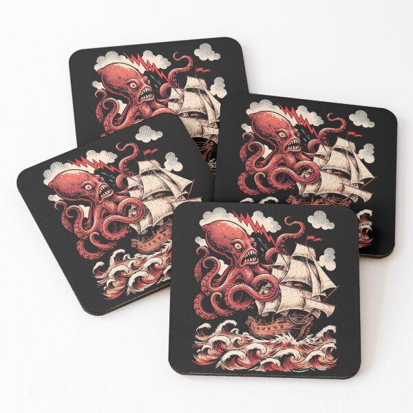 Item preview, Kraken vs Ship designed and sold by SignumShop.