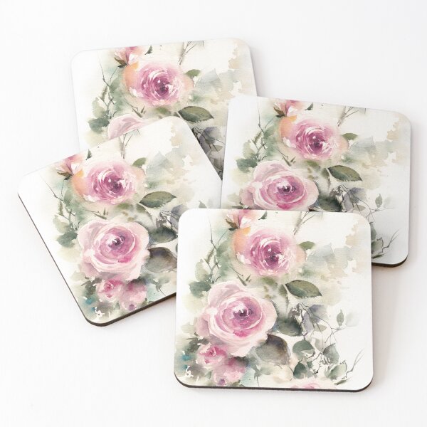 Item preview, Soft Watercolor Roses designed and sold by CanotStop.