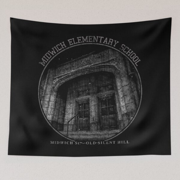 Item preview, Midwich Elementary School 1999 Silent Hill 1 Distressed designed and sold by Power Up Prints.