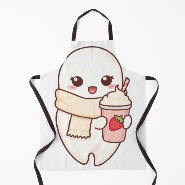 Item preview, Pastel Cozy Ghost with Coffee | Adorable Kawaii Ghost Sticker designed and sold by Stylestickers55.