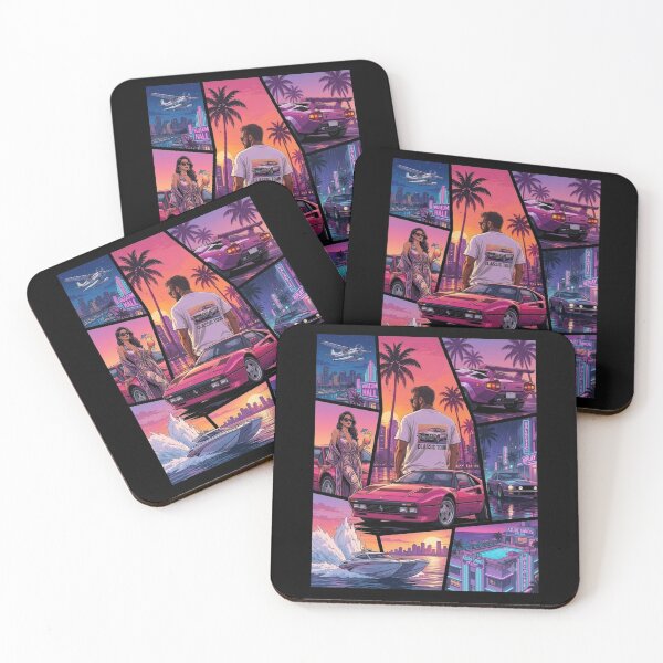 Item preview, Vice City Retro Art GTA v9 designed and sold by Late Theory.
