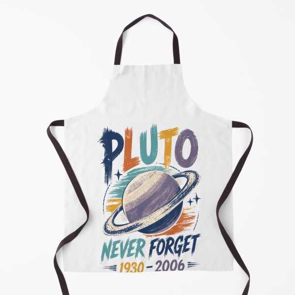 Item preview, Pluto Never Forget 1930 - 2006 Solar System Astronomy Space Lover designed and sold by SkeletonsDanger.