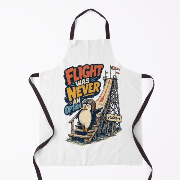 Item preview, Flight Was Never an Option Funny Penguin Pilot Humor designed and sold by Print Loft.