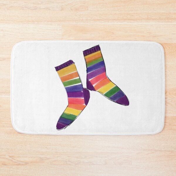 Item preview, Rainbow Striped Socks  designed and sold by ArtbyLanaN.