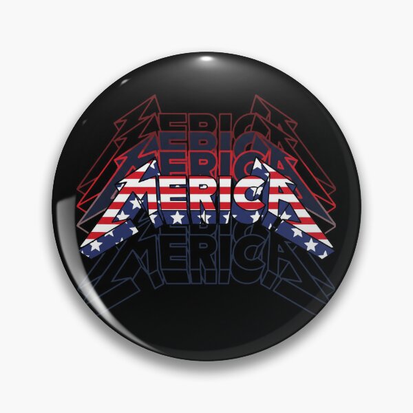 Item preview, Merica Heavy Metal Style American Flag 4th of July designed and sold by Vermanartist.