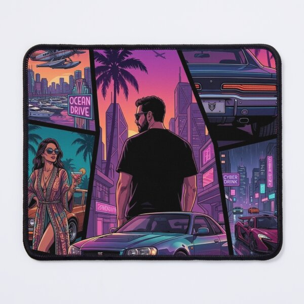 Item preview, Vice City Retro Art GTA v10 designed and sold by Late Theory.