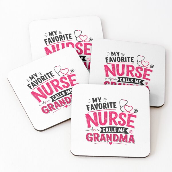 Item preview, My Favorite Nurse Calls Me Grandma Proud Nurse Grandmother Grandparent Medical Gift designed and sold by SkeletonsDanger.
