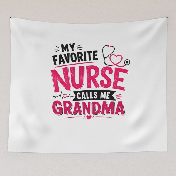 Item preview, My Favorite Nurse Calls Me Grandma Proud Nurse Grandmother Grandparent Medical Gift designed and sold by SkeletonsDanger.