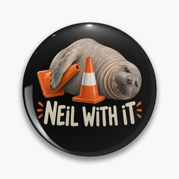 Item preview, Neil The Seal Funny Elephant Seal designed and sold by Eh Plus Designs.