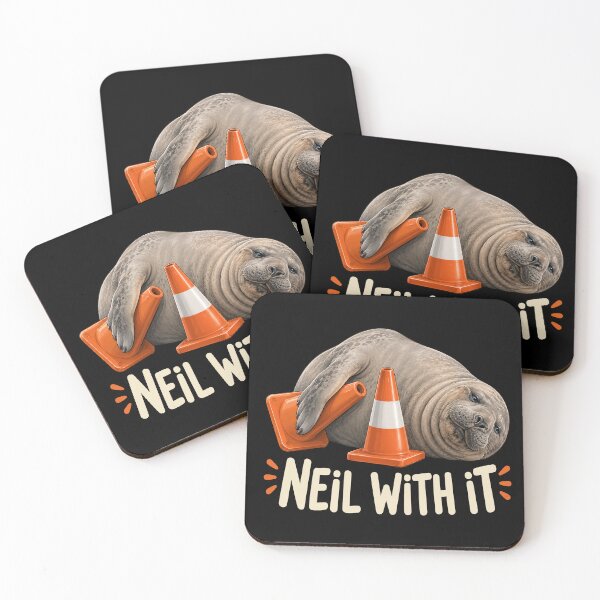Item preview, Neil The Seal Funny Elephant Seal designed and sold by Eh Plus Designs.