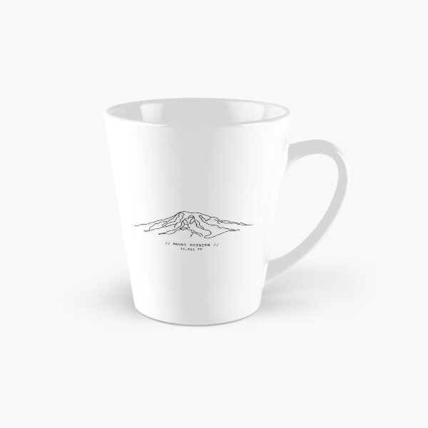 Item preview, Mount Rainier Minimalist Line Art (Black Edition) designed and sold by PeakLineStudio.