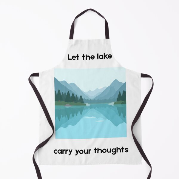 Item preview, Let the Lake Carry Your Thoughts – Peaceful Boating Design designed and sold by EclairArtShop.